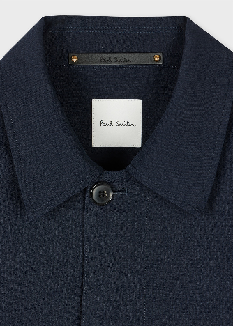 Paul Smith Dark Navy Seersucker Wool Co-ord outlook