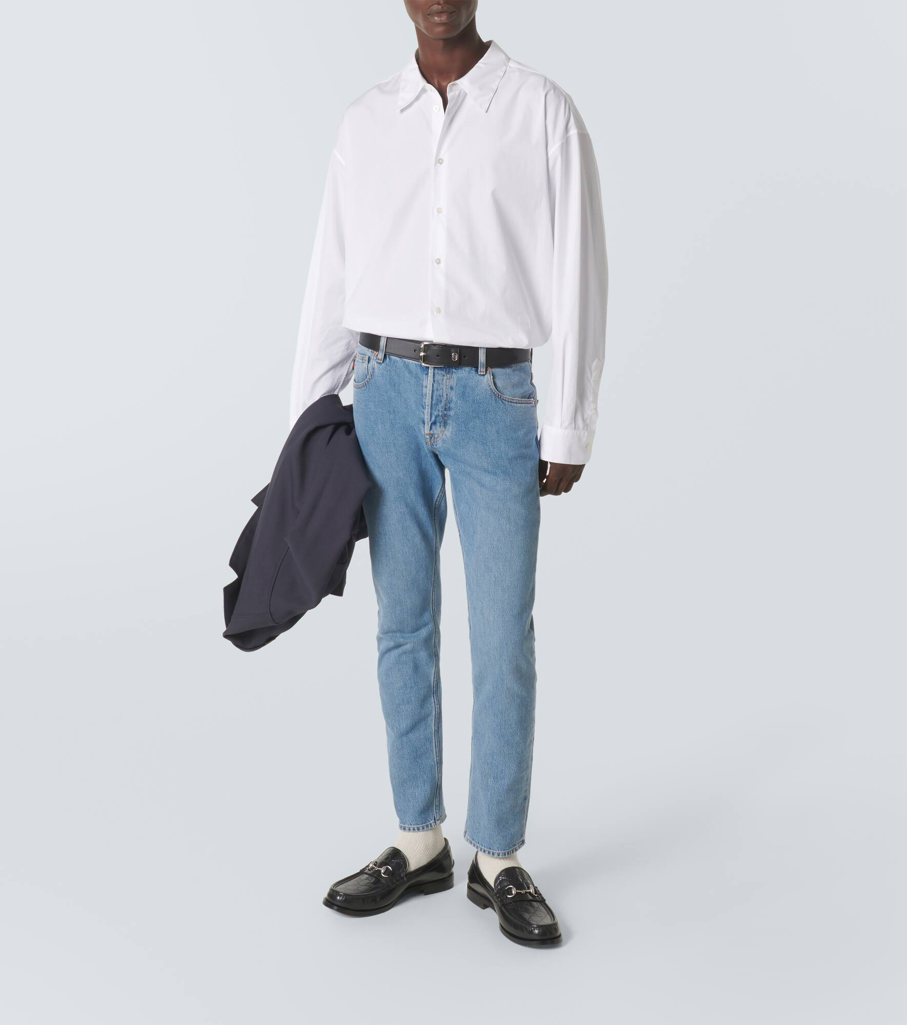 Mid-rise straight jeans - 2