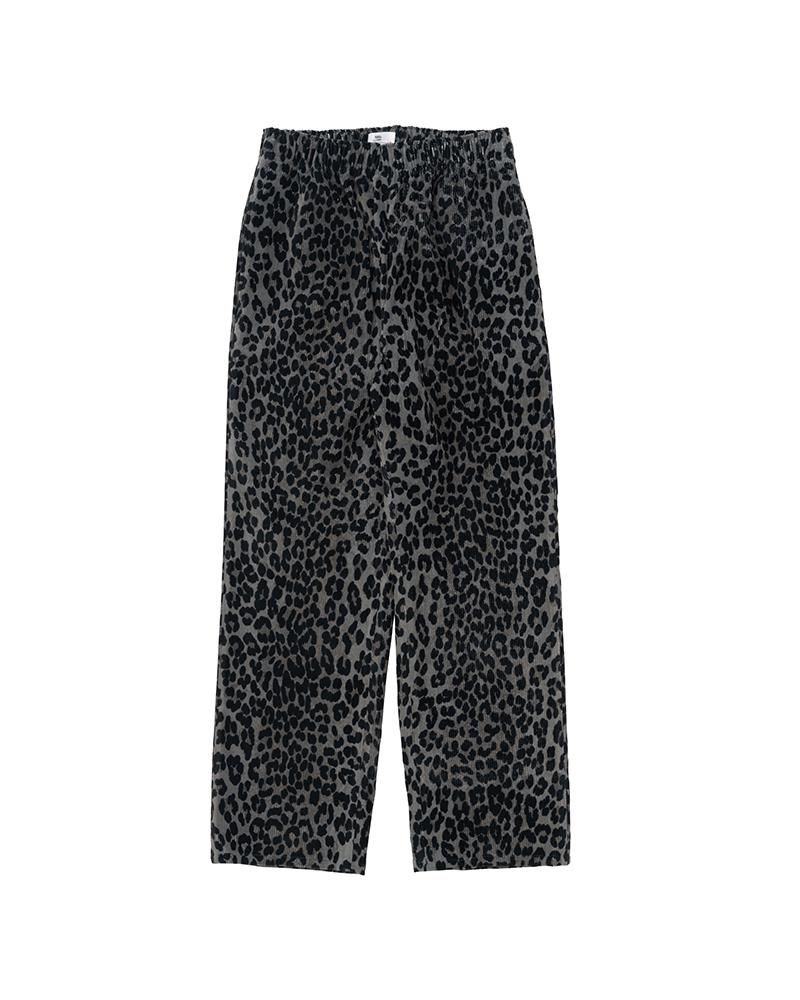 ALISON PANTS LEOPARD W CHARCOAL - 1