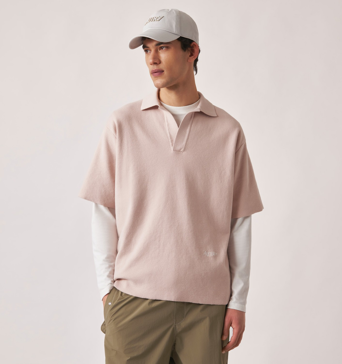 UNISEX SHORT SLEEVE KNIT POLO - 3