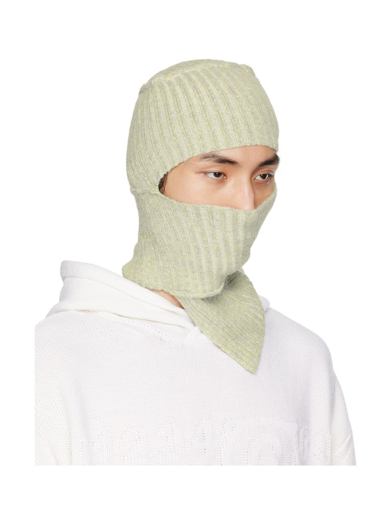 MM6 Maison Margiela Gray Marled Balaclava outlook