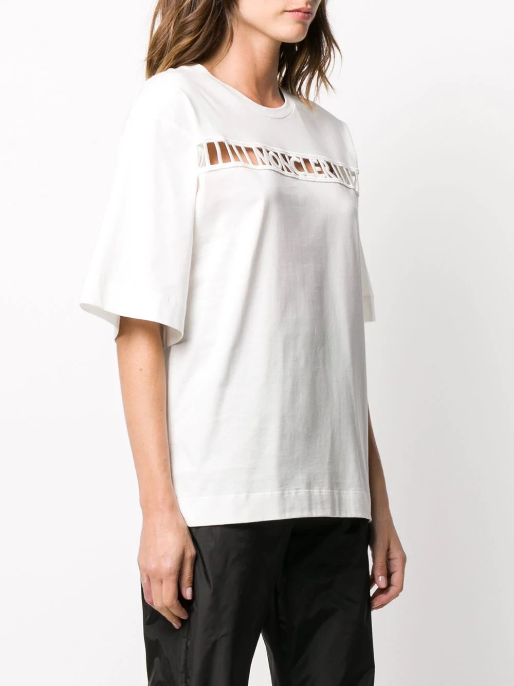 cut-out logo T-shirt - 3