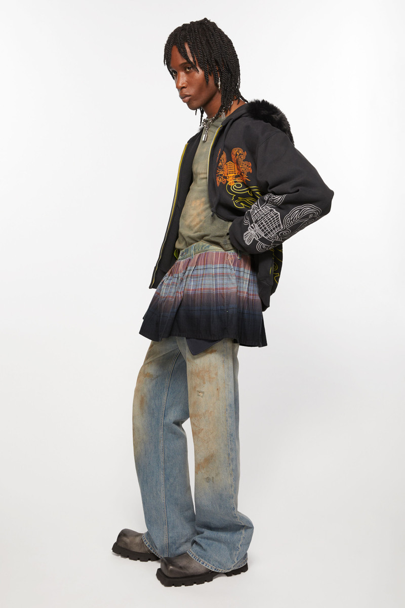 Flannel skirt - Blue/multi 4