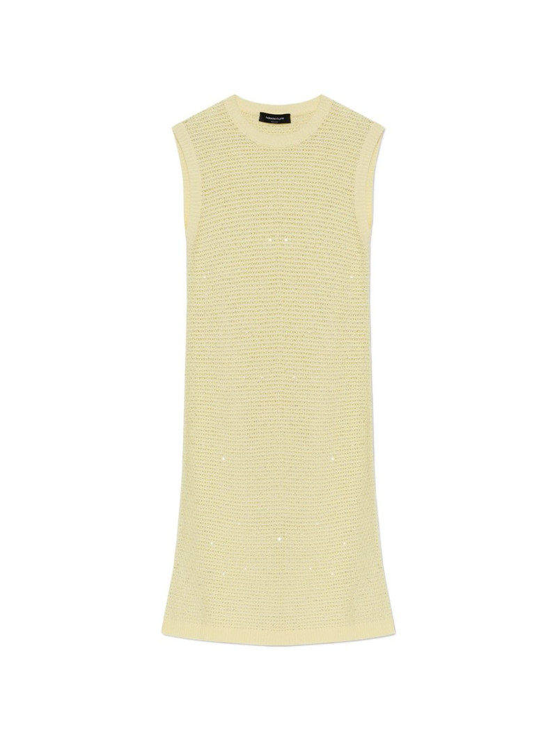 embellished sleeveless mini dress 1