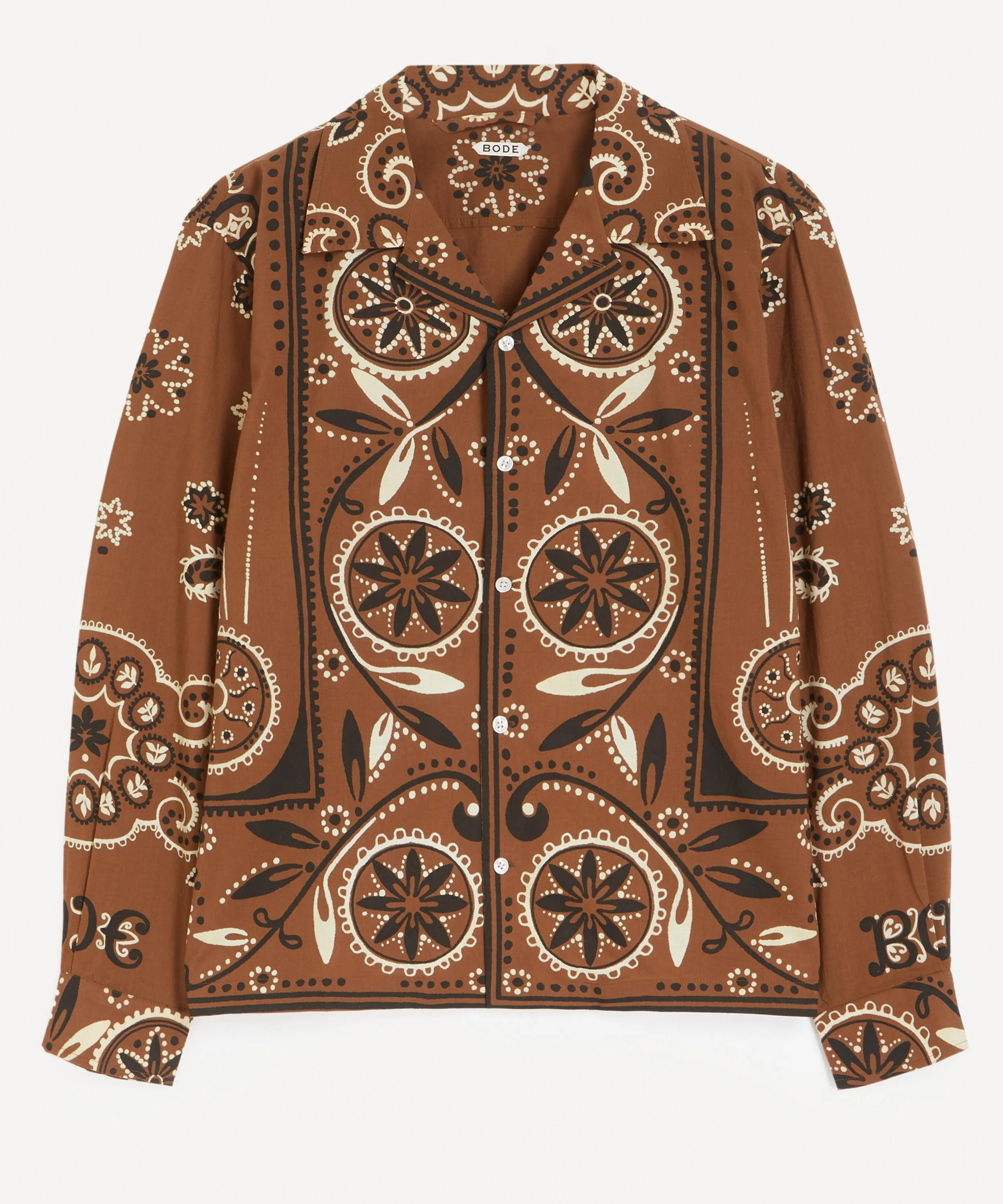 Bandana Print Long-Sleeve Shirt - 1