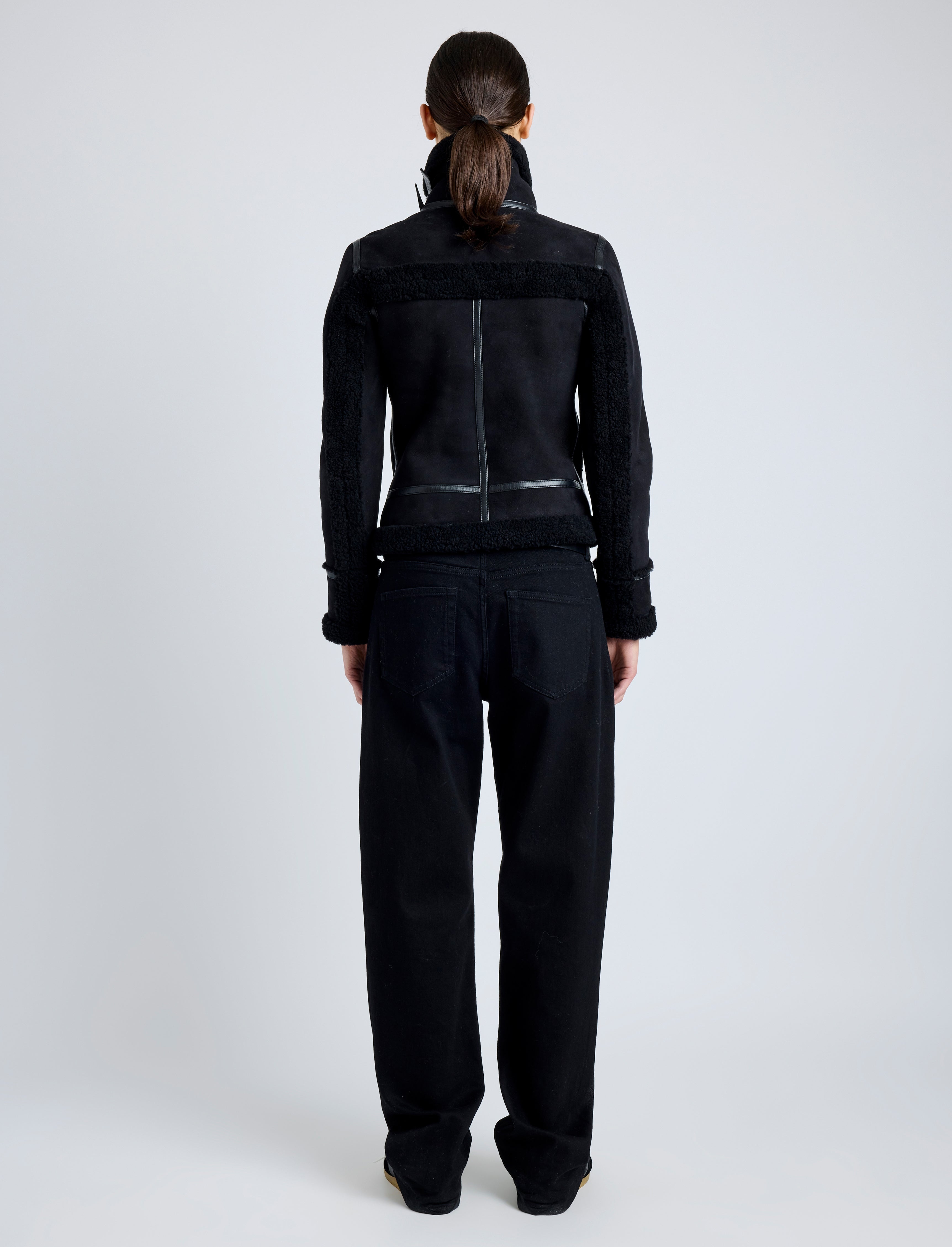 Arlo Jacket in Suede Shearling - 5
