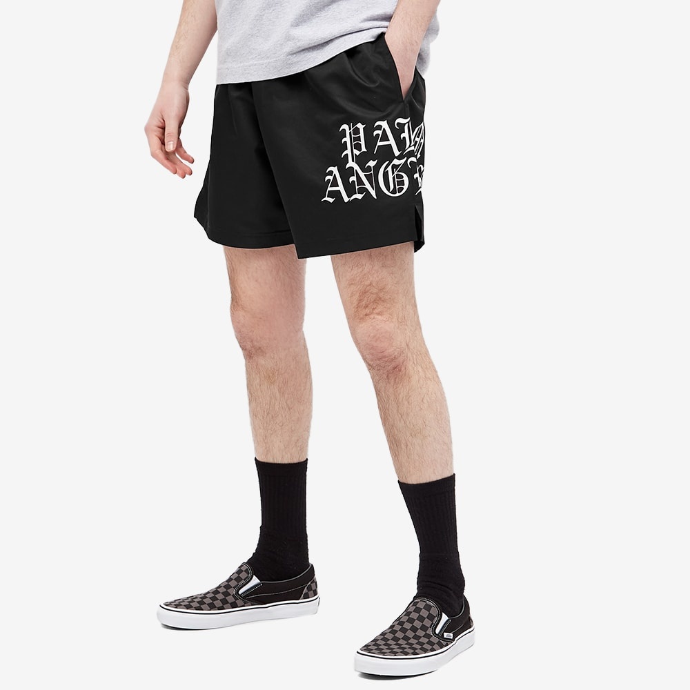 Palm Angels Hue Gothic Logo Short - 3