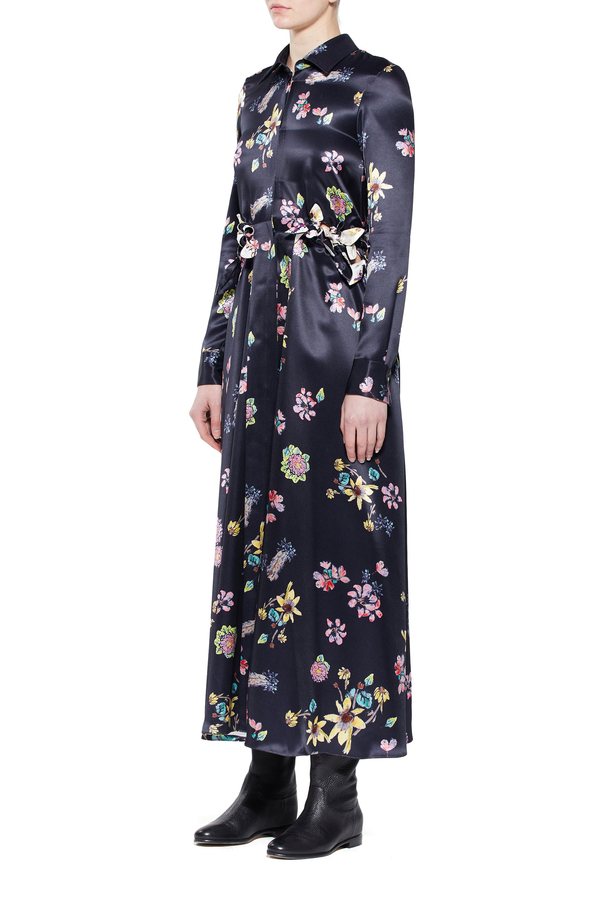 Clive Dress in Silk - 4