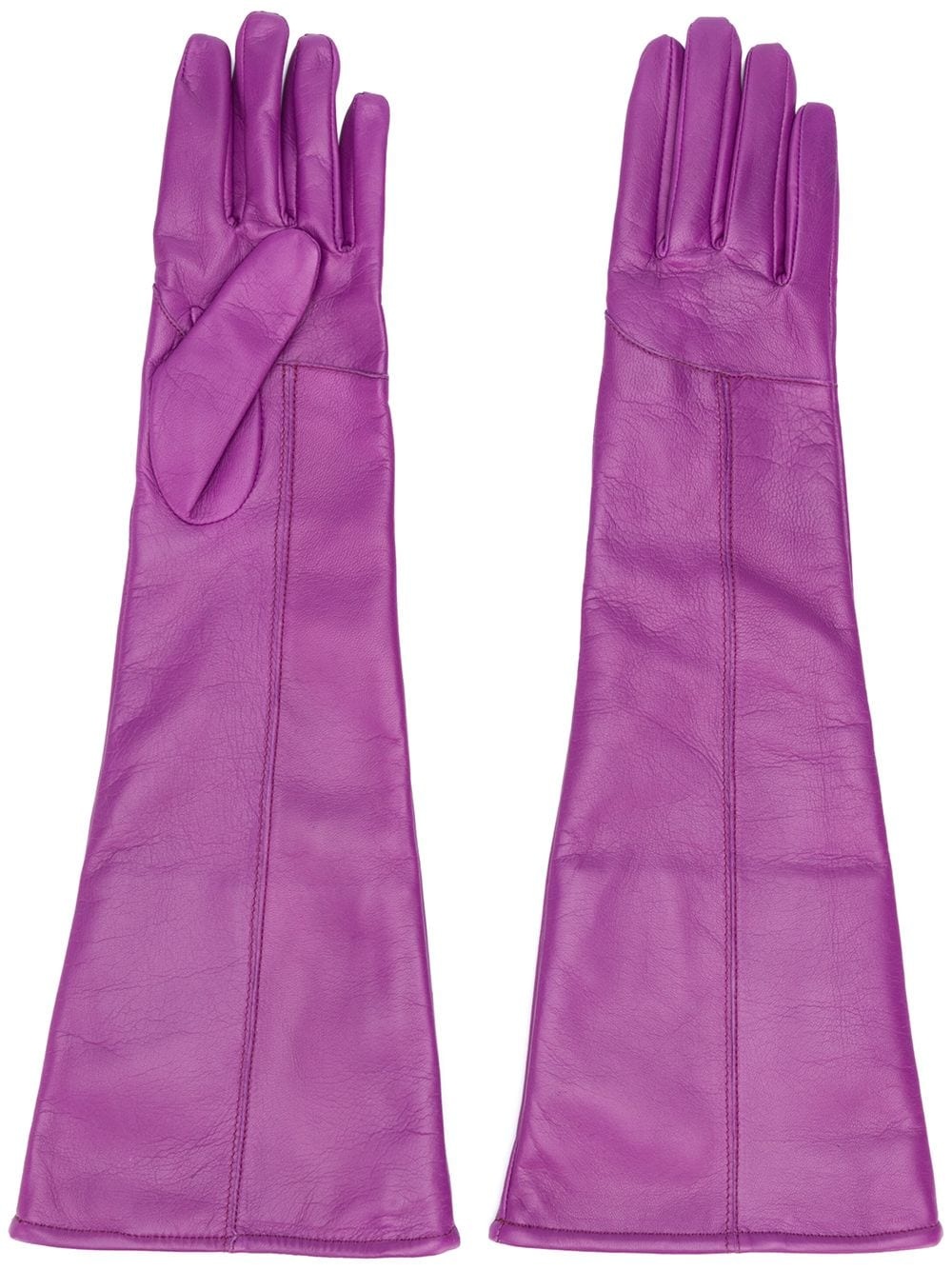 long stitched panel gloves - 1