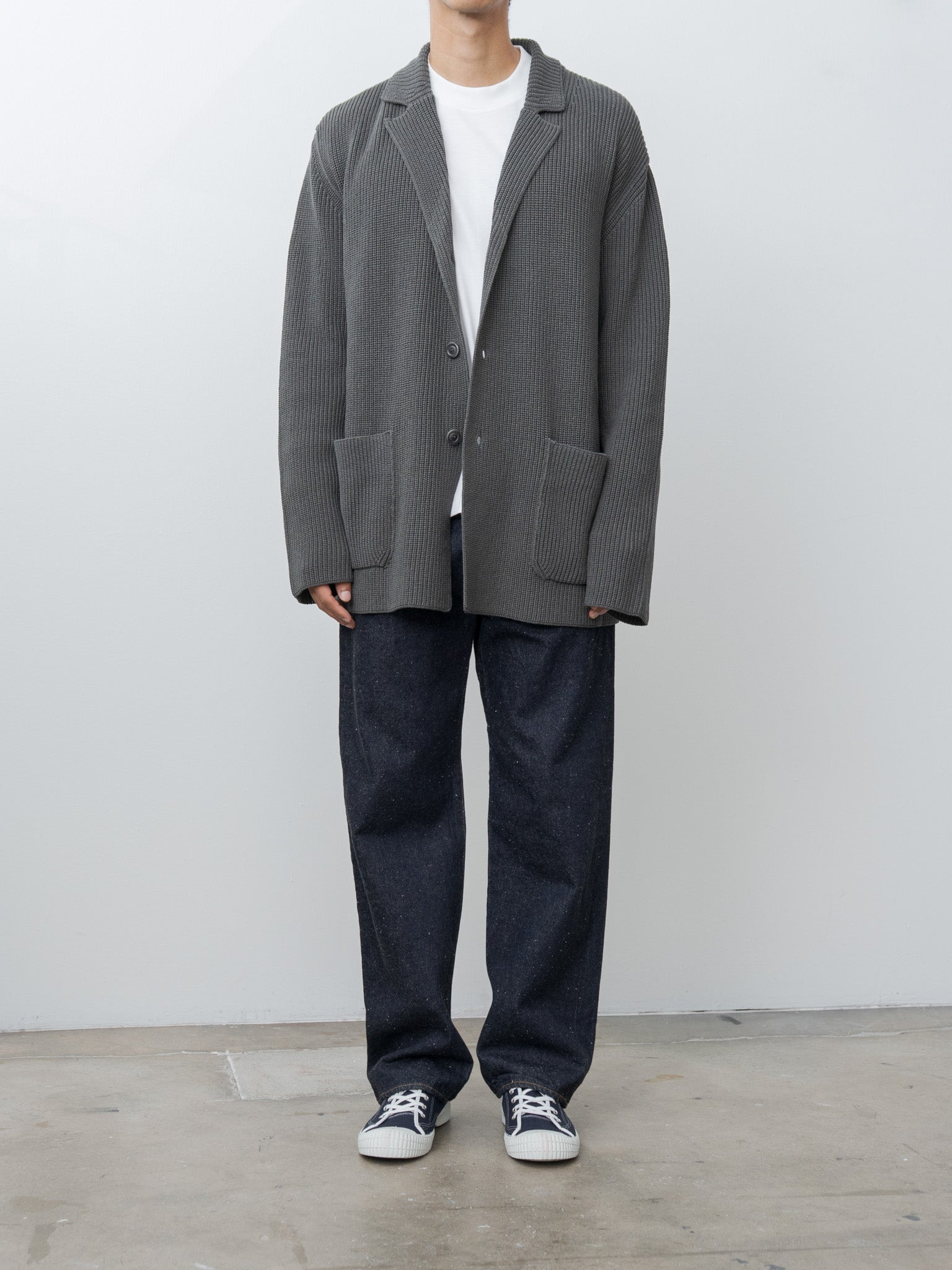 Pannocchia Jacket CREPE COT - Storm - 10