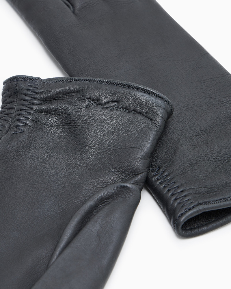GIORGIO ARMANI LAMBSKIN NAPPA LEATHER GLOVES outlook