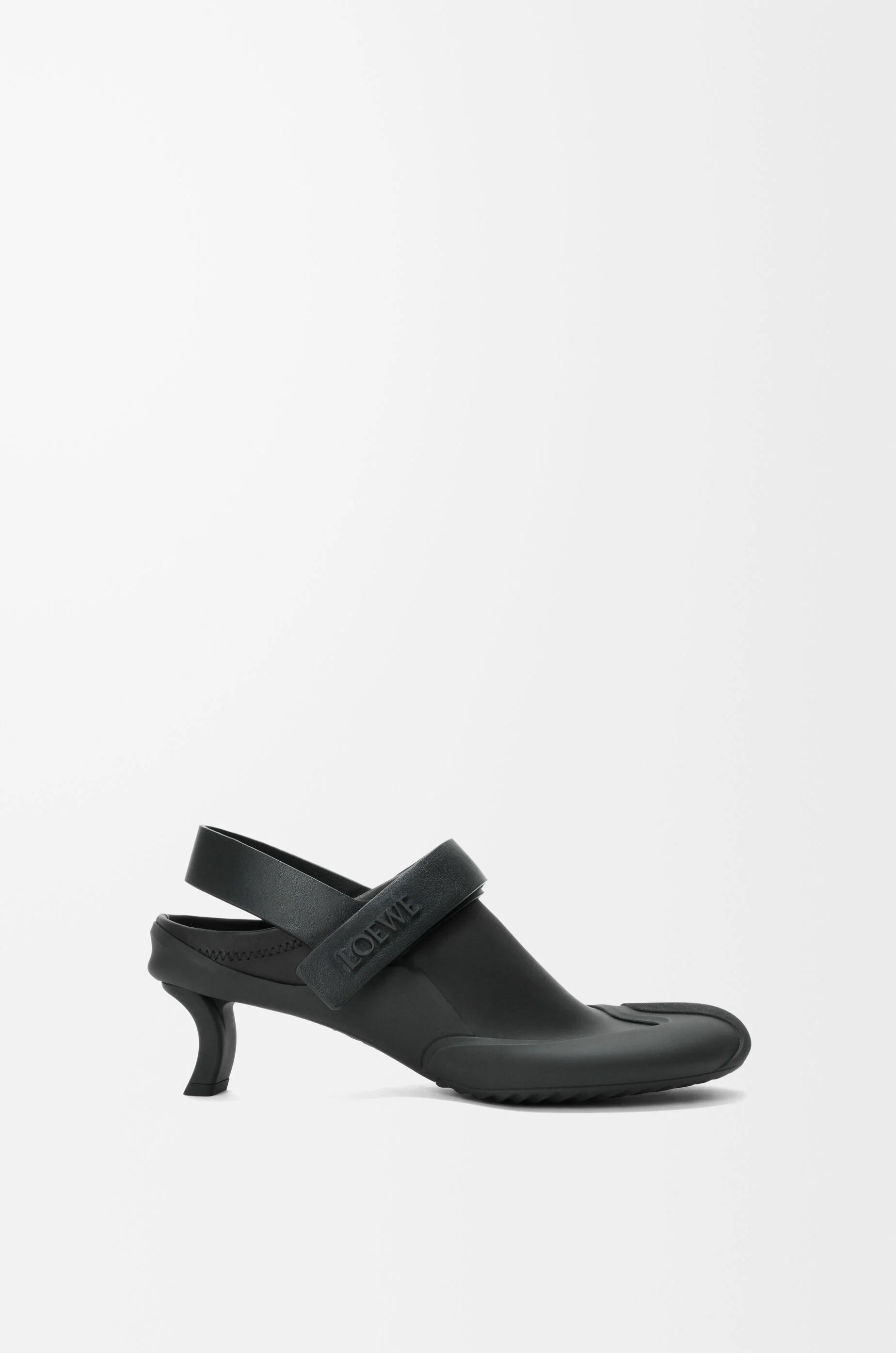 Dive slingback in stretch calfskin - 1