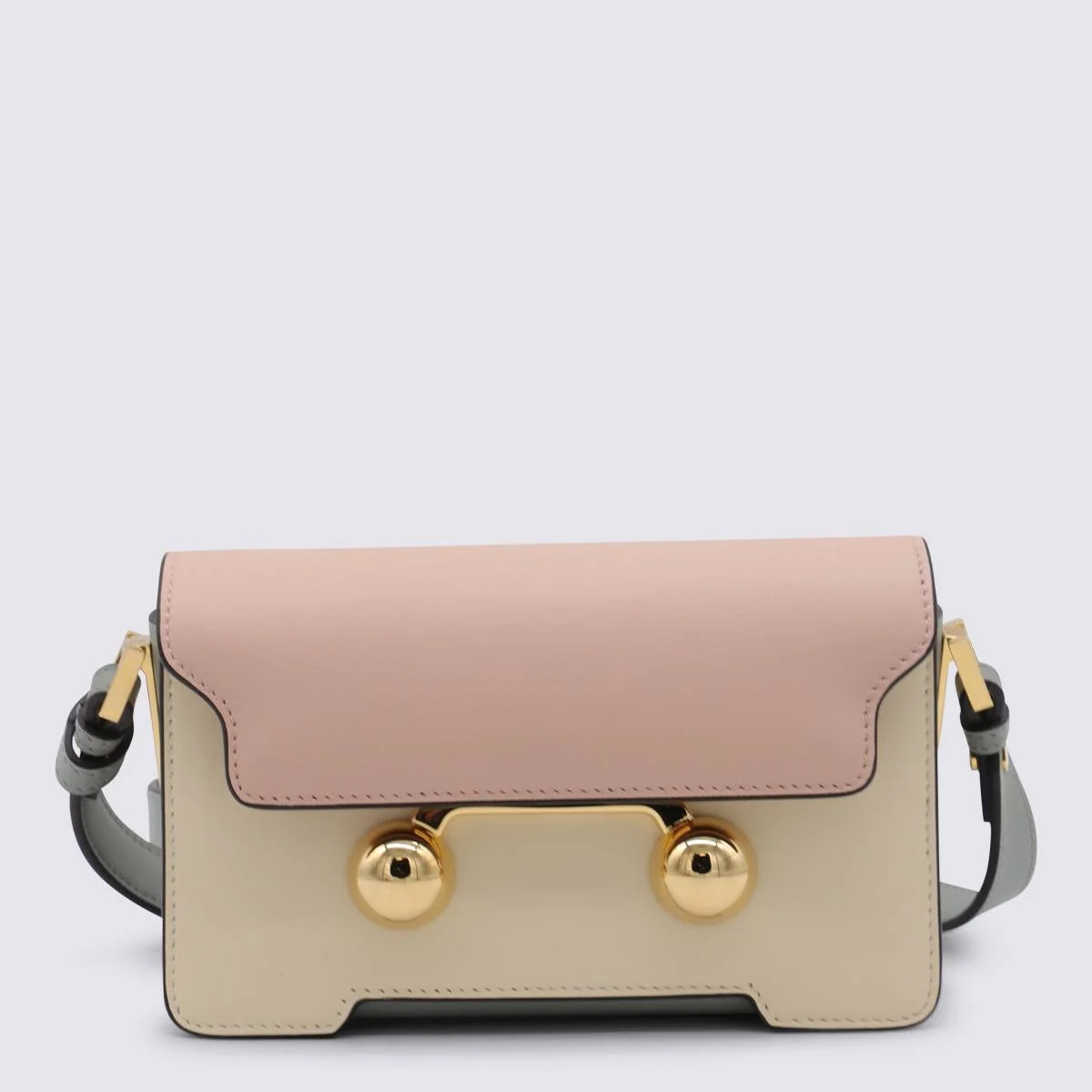 Marni Pink And Multicolor Leather Shoulder Bag - 1