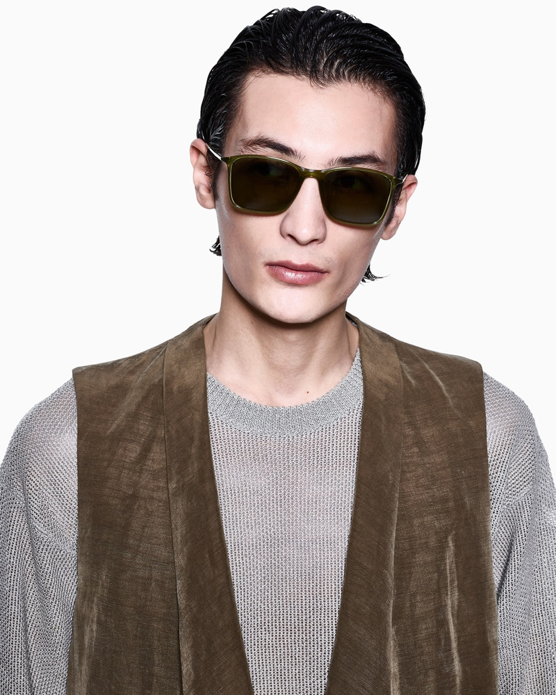 GIORGIO ARMANI MEN’S PILLOW SUNGLASSES outlook