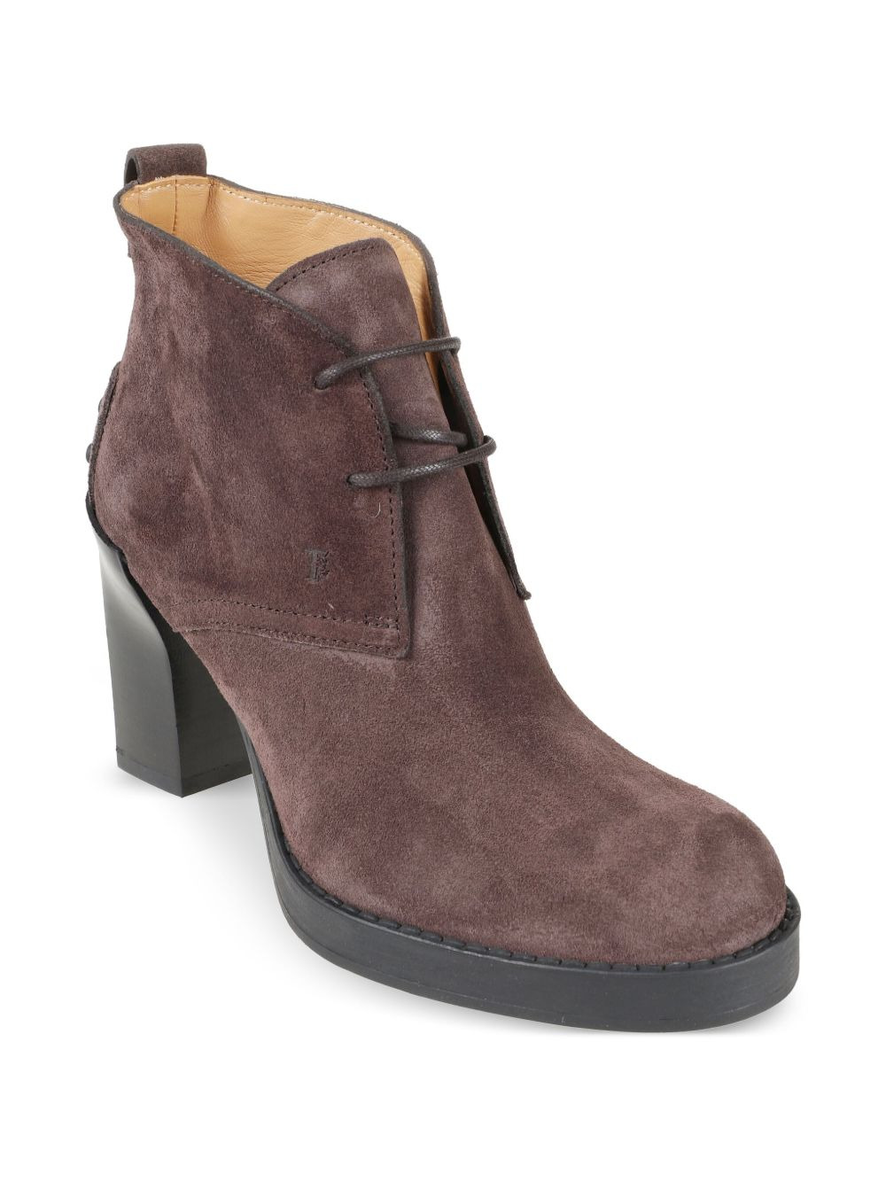 80mm lace-up block-heel boots - 2