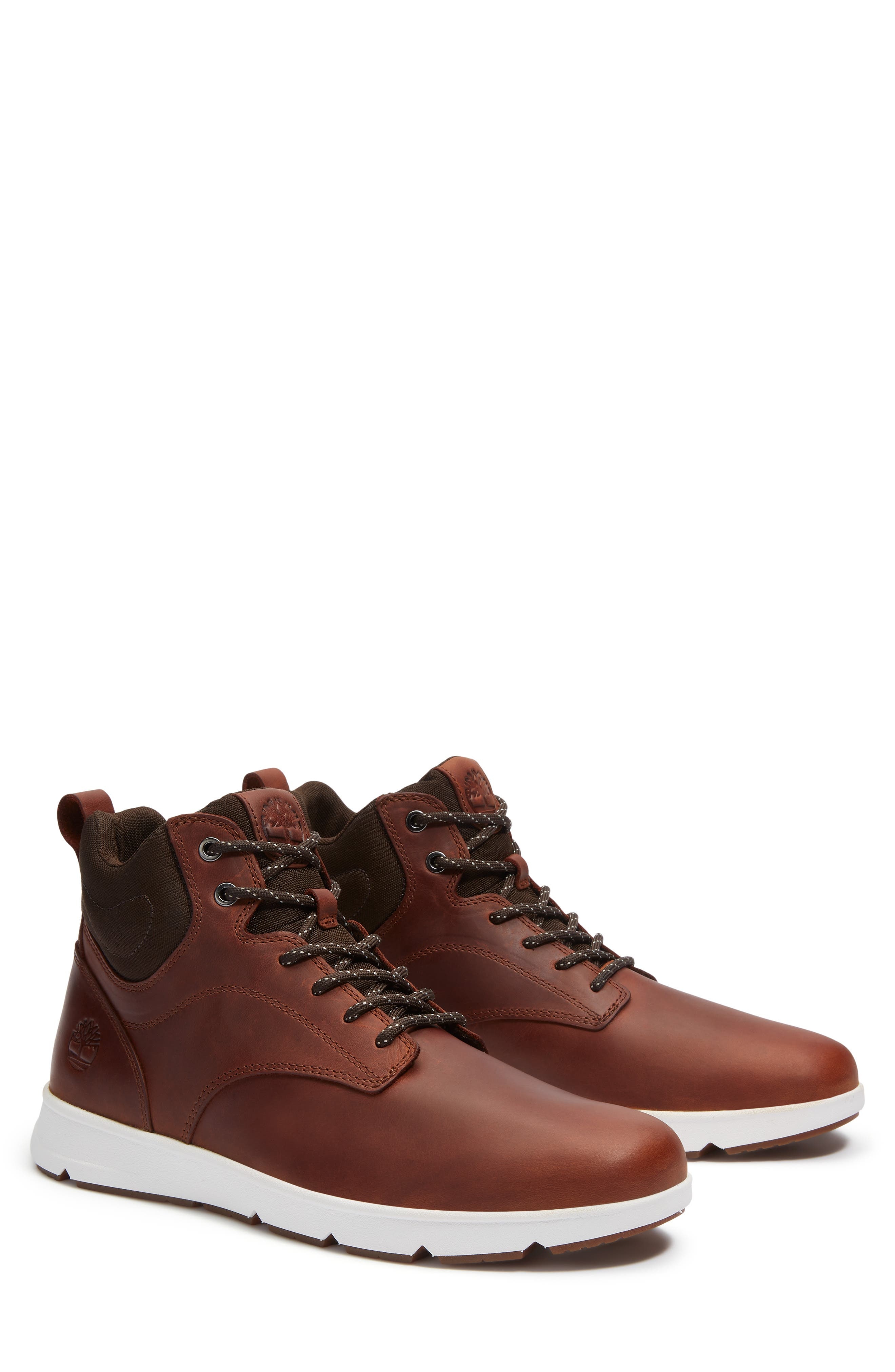 Timberland Parker Street High Top Sneaker in Rust Full Grain at Nordstrom - 7