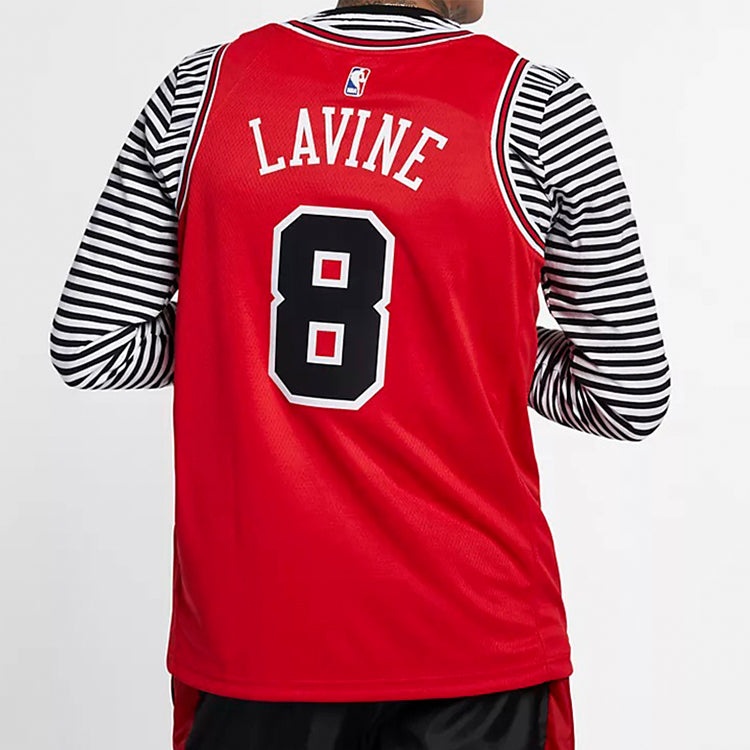 Nike NBA Team limited Jersey SW Fan Edition Chicago Bulls Zach LaVine No. 8 Red 864465-666 - 4