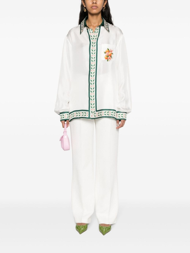 CASABLANCA bouclÃ© tailored trousers outlook