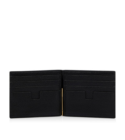 TOM FORD GRAINED LEATHER MONEY CLIP WALLET outlook