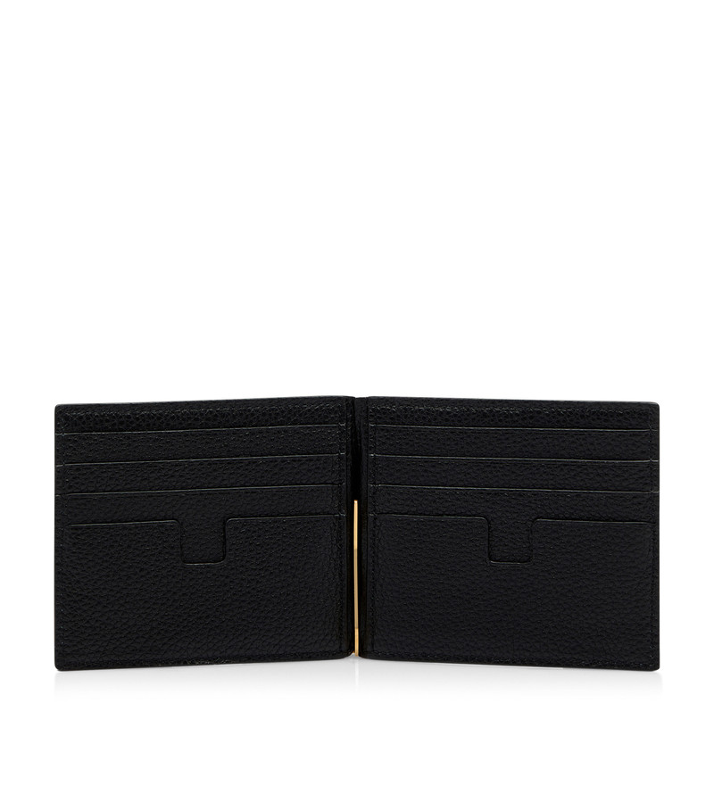 TOM FORD GRAINED LEATHER MONEY CLIP WALLET outlook