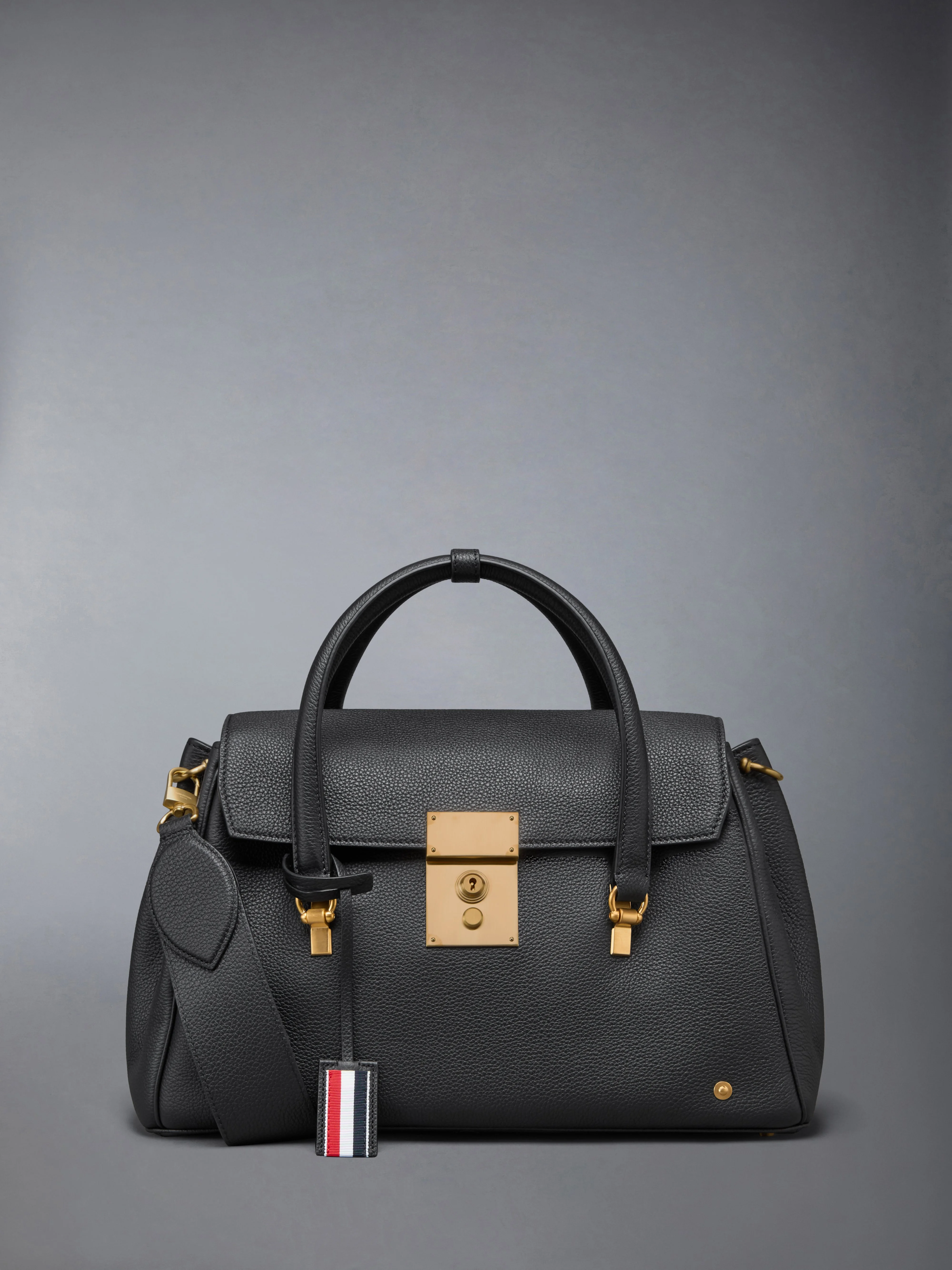 BOLTON BAG IN SOFT PEBBLE GRAIN LEATHER - 1