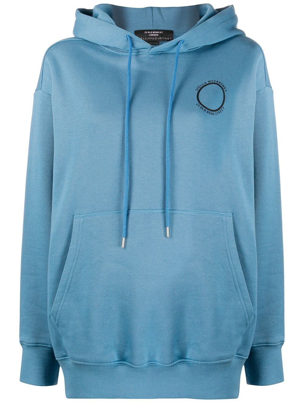 logo print hoodie - 1