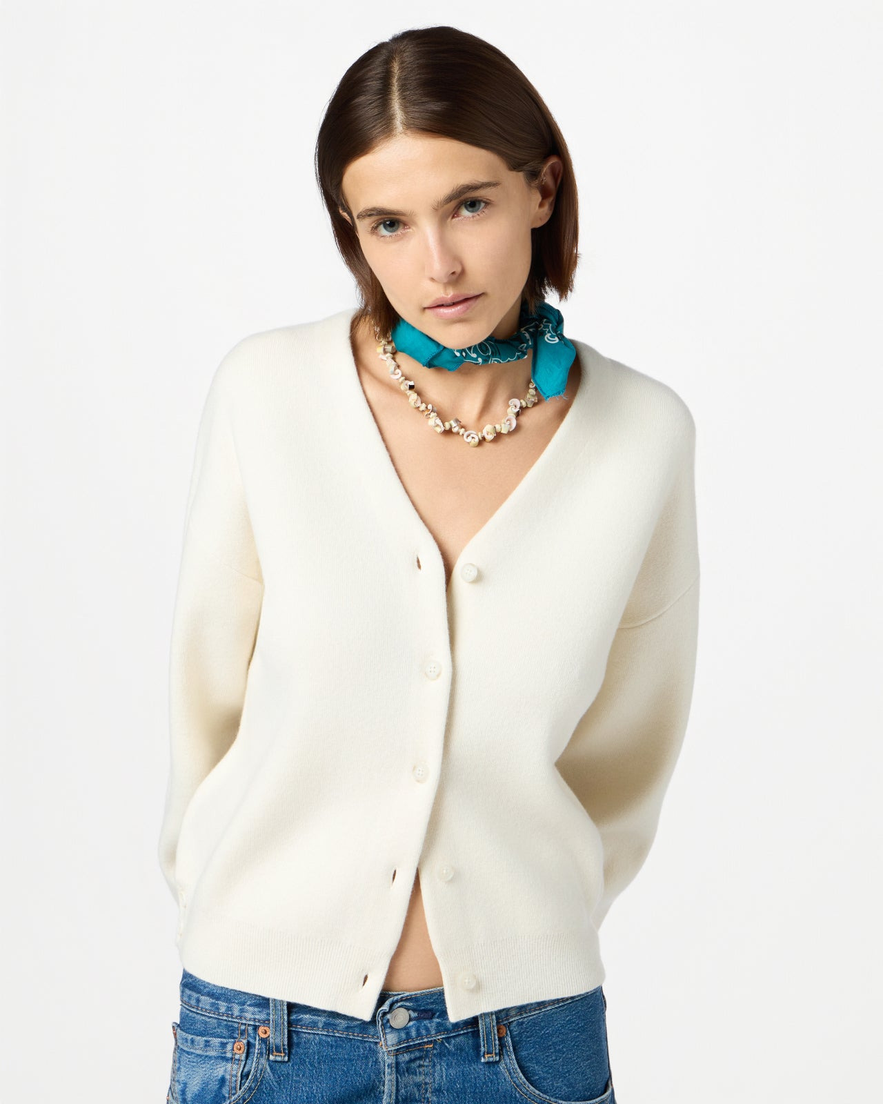 Collegiate Cardigan In Cashmere - 4