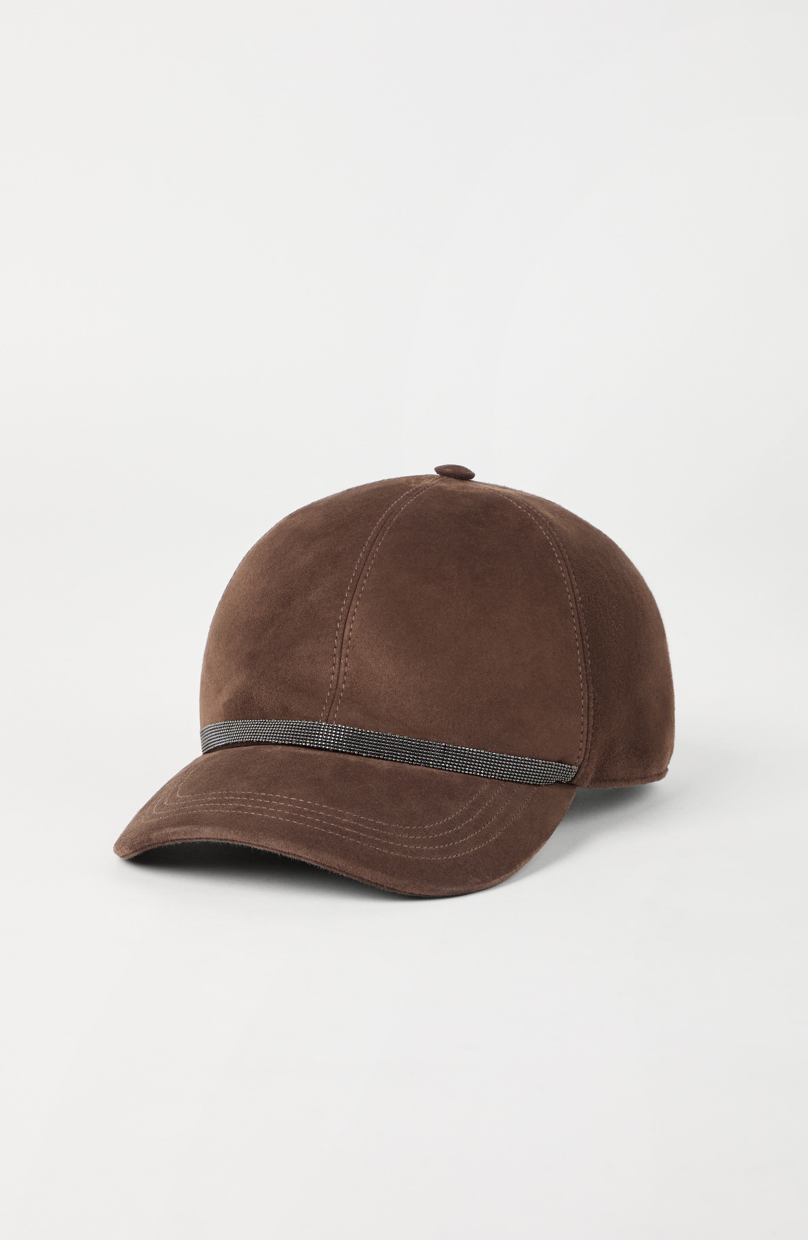 Brunello Cucinelli Baseball Cap with monili in Ebony at Nordstrom - 2