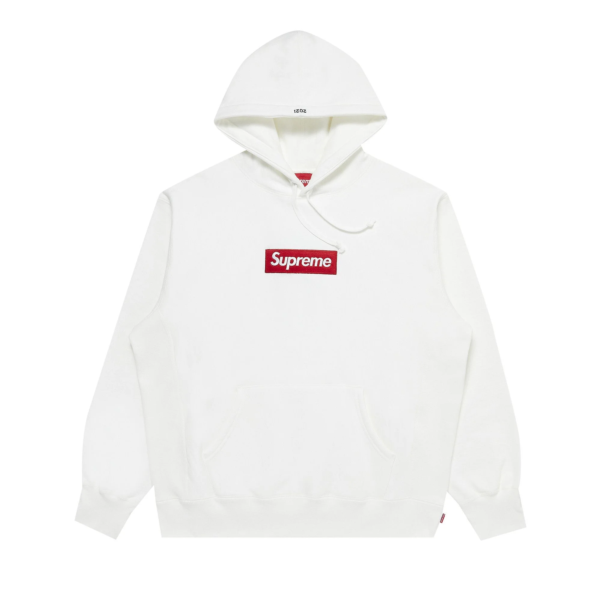 Supreme Box Logo Hooded Sweatshirt 'White' - 1