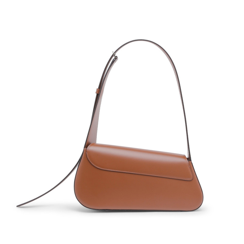 Brown leather ThePluto bag 3
