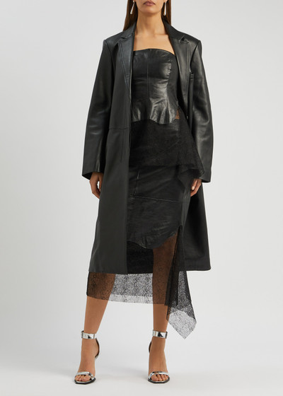 Helmut Lang Leather coat outlook
