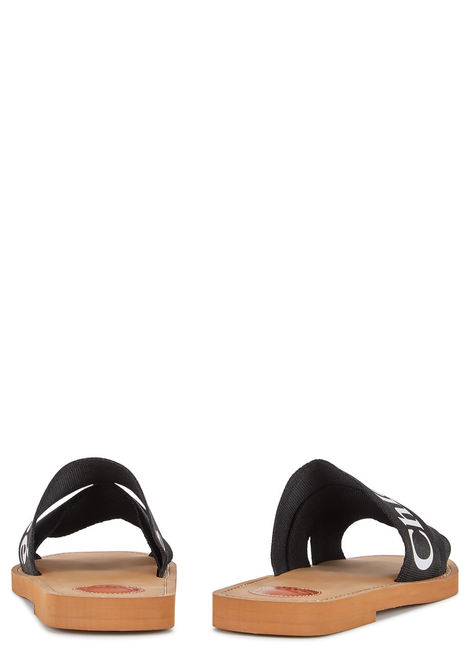 Woody logo-print sliders - 3