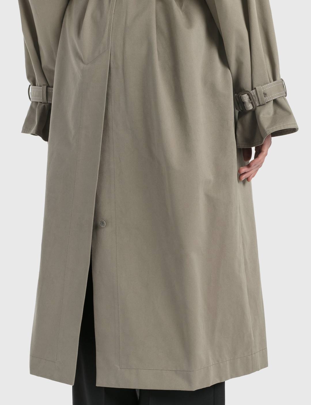 Double-Breasted Trench Coat - 4