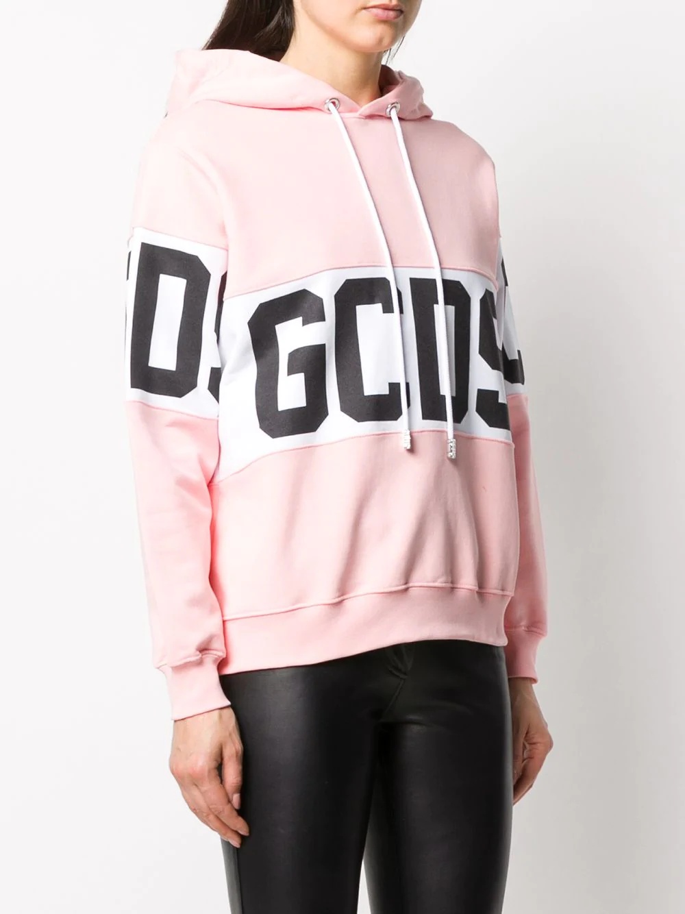 logo print hoodie - 3