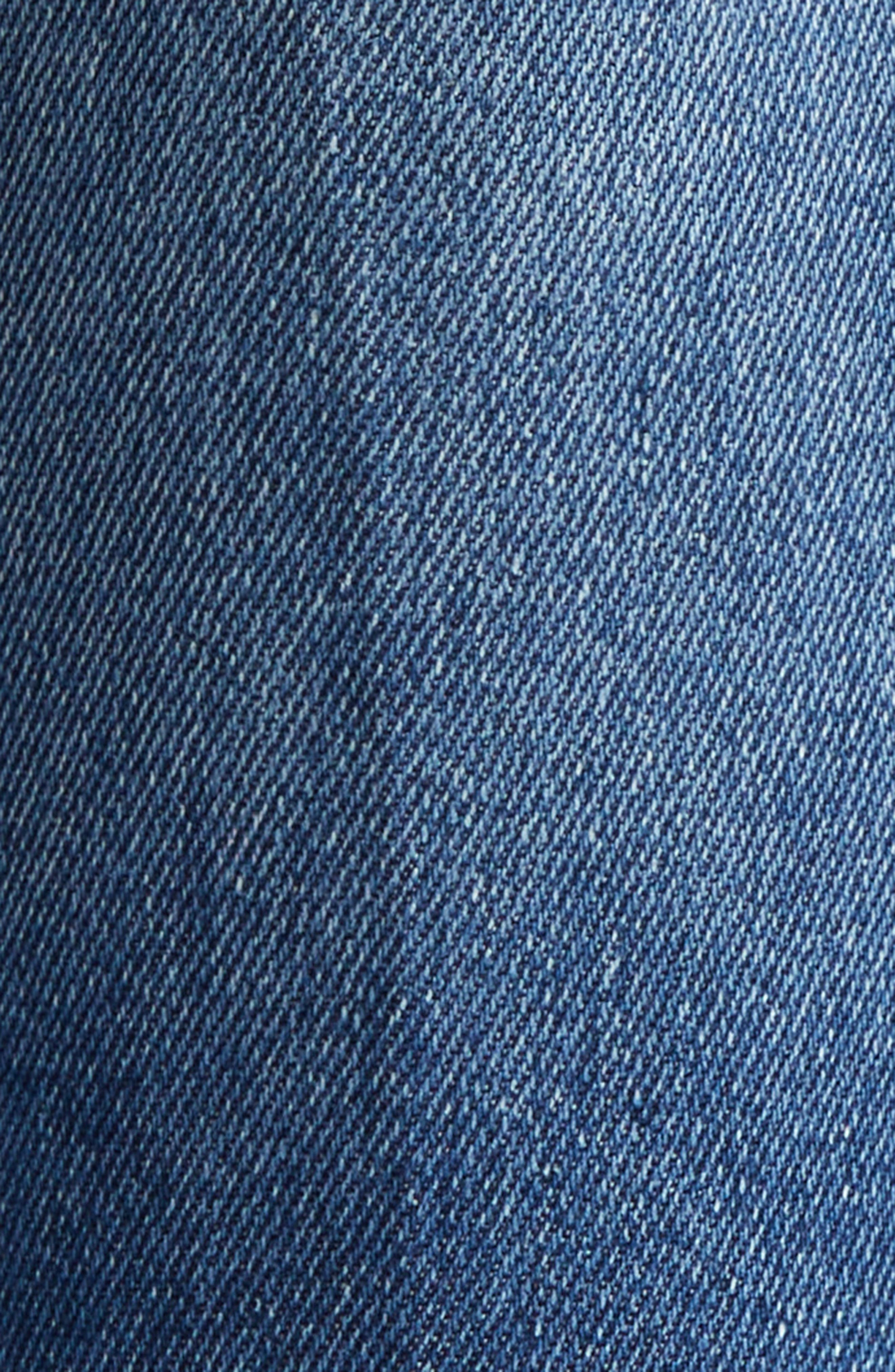 Versace Medusa Biggie Relaxed Straight Leg Jeans in Medium Blue at Nordstrom - 7