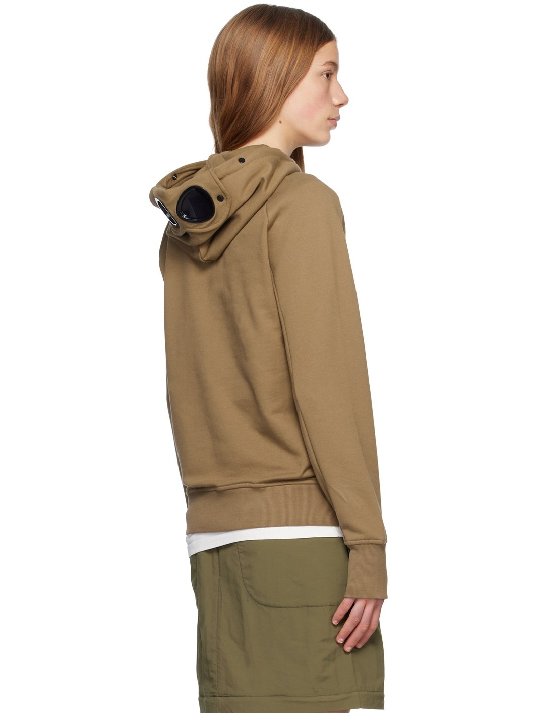 Cp company sale khaki hoodie