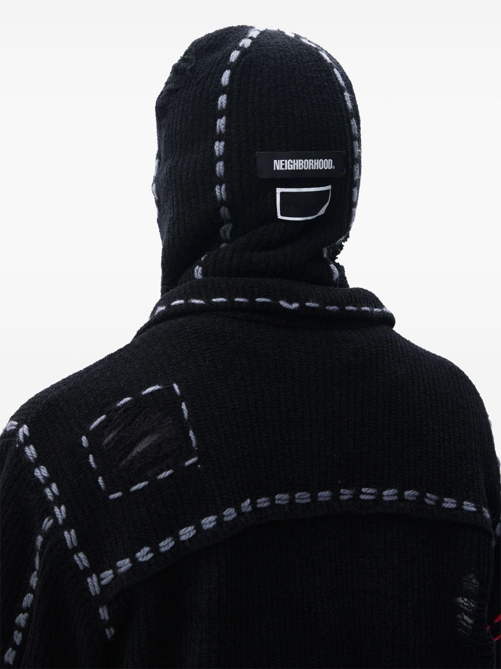 ribbed-knit balaclava - 2