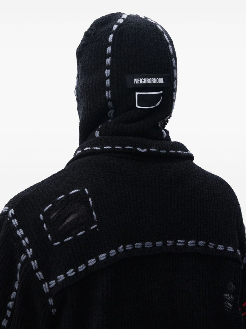 NEIGHBORHOOD ribbed-knit balaclava outlook
