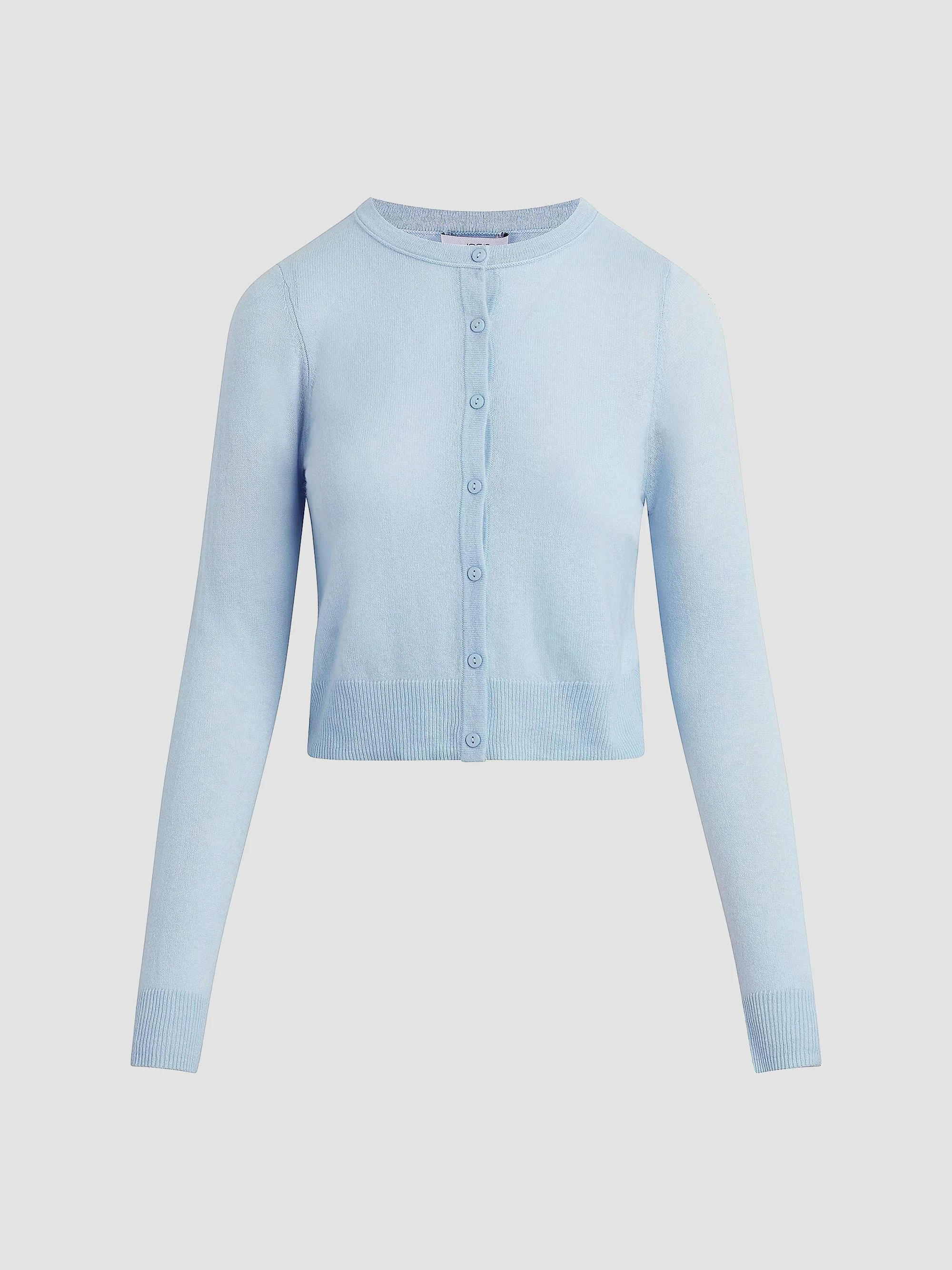 Women's by Dani Michelle Dani Cashmere Cardigan - Powder Blue - 1