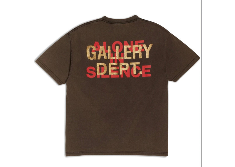 GALLERY DEPT. Gallery Dept. Portrait S/S T-Shirt Brown outlook