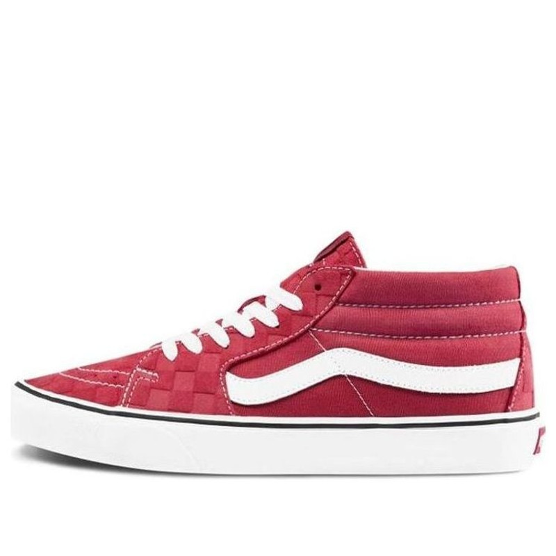 Vans Sk8-Mid Mid-Top skate shoes Unisex Red VN0A3WM3WJ2 - 1