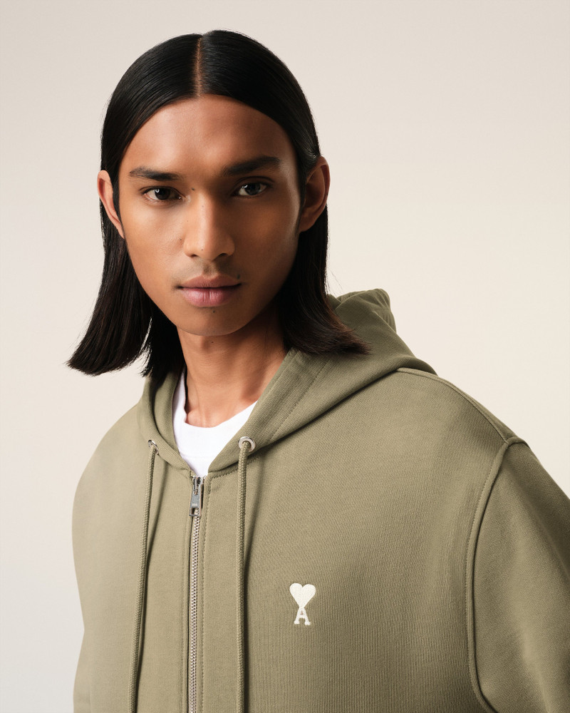 GREEN COTTON AMI DE COEUR HOODIE 4