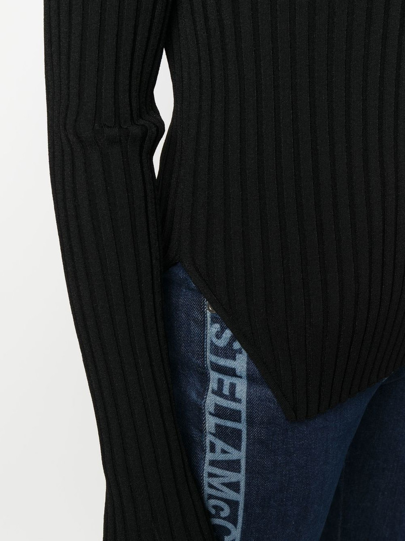 rib-knit long-sleeve top 5