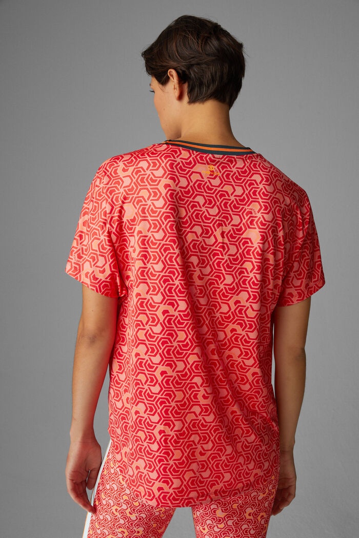 Dina Functional shirt in Apricot/Red - 3