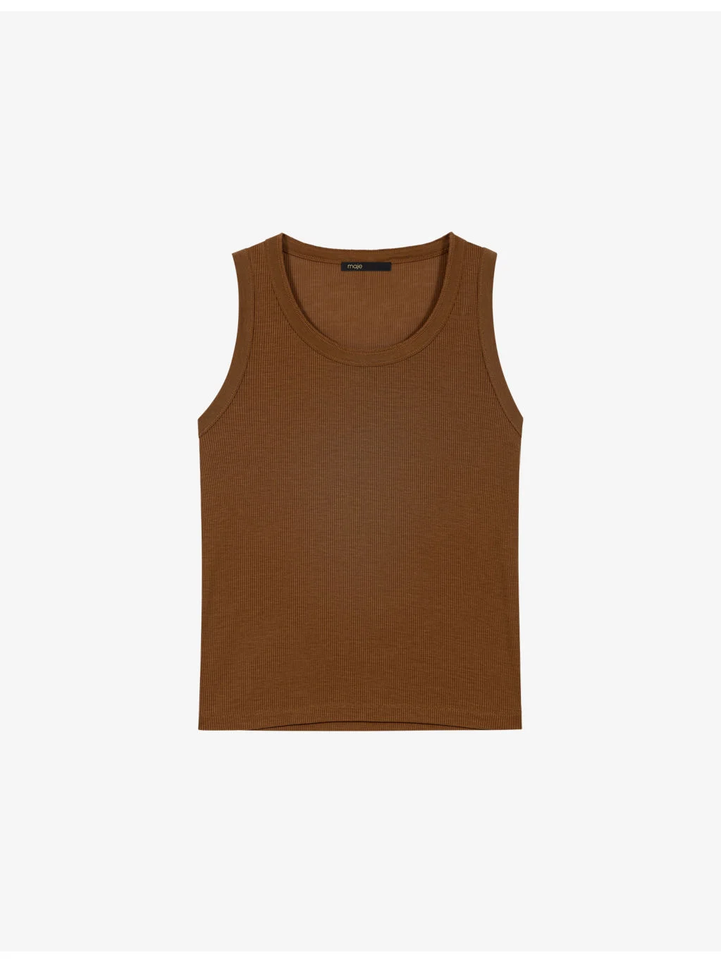 Ribbed Lyocell Vest Top - 1