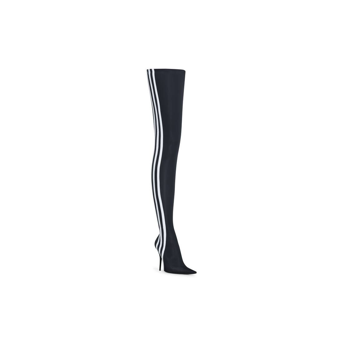 Women's Balenciaga / Adidas Knife 110mm Over-the-knee Boot in Black - 2