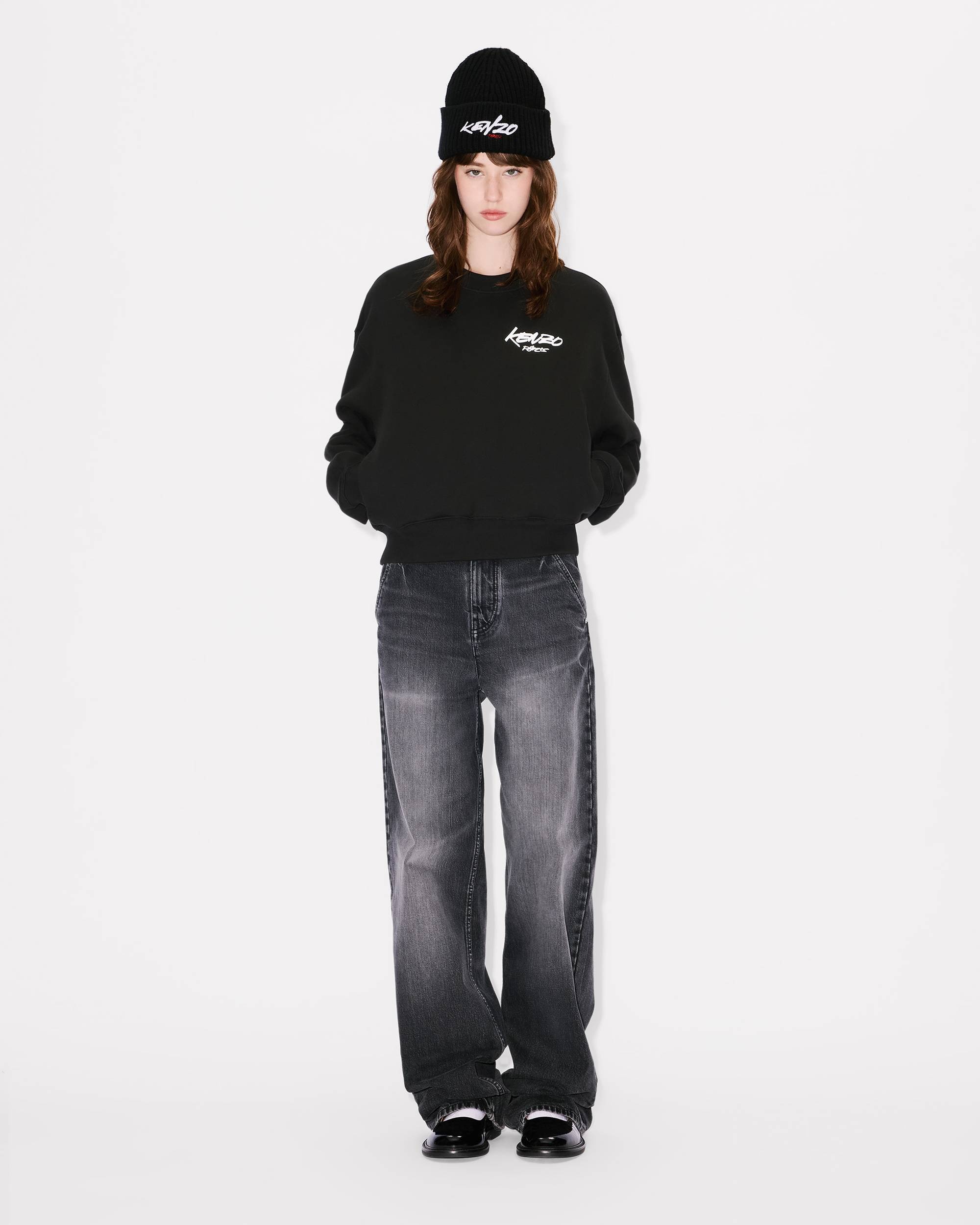 'Kenzo x Futura 2000' oversized cocoon sweatshirt in cotton - 5