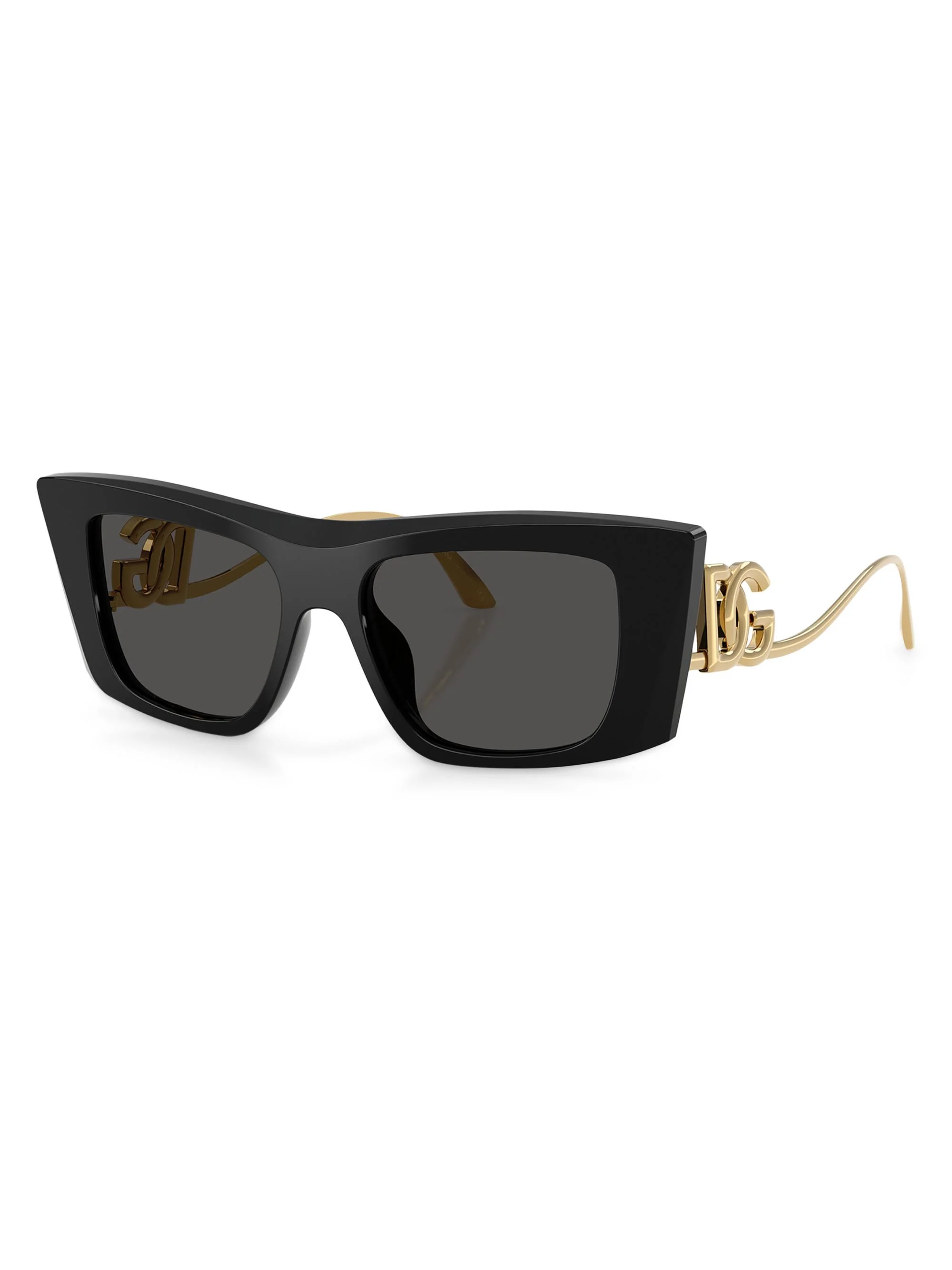 Women's DG4510 51MM Cat-Eye Sunglasses - Gold Black - 1
