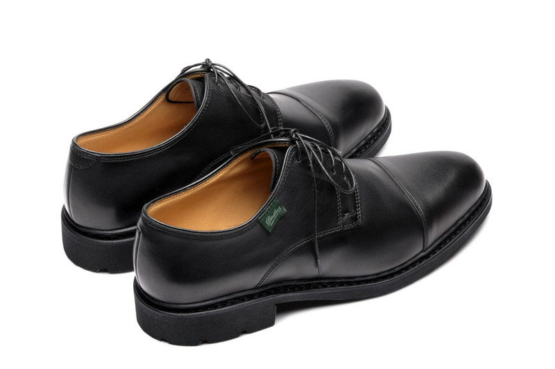 Paraboot Dickens Black Silk - Rubber Sole outlook