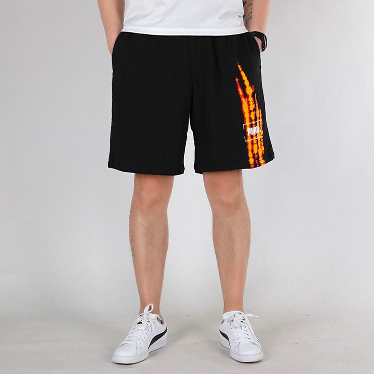 Men's PUMA Casual Breathable Knit Shorts Black 598500-01 - 3